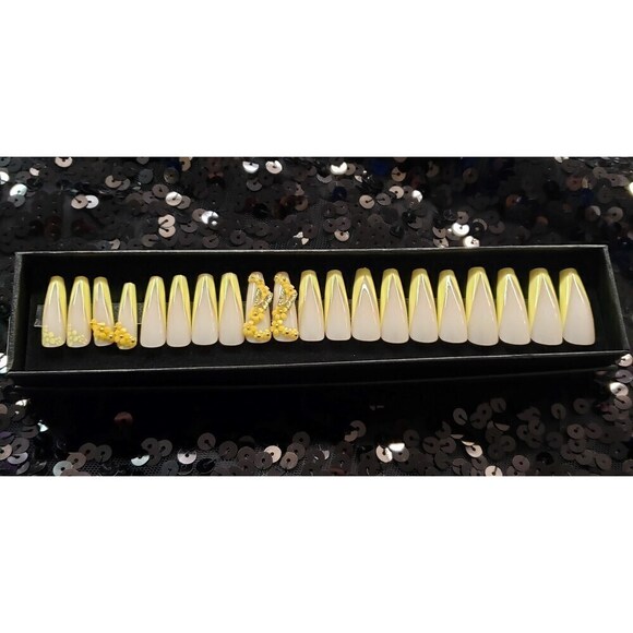 Summer Press On Nail Set - Picture 2 of 2